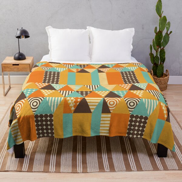 Item preview, Retro Geometric Abstract Pattern designed and sold by PolarSunDesigns.
