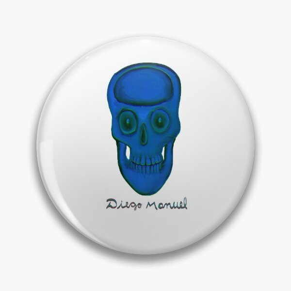 Item preview, Blue skull 2 designed and sold by Diego Manuel Rodriguez.