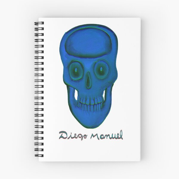 Item preview, Blue skull 2 designed and sold by Diego Manuel Rodriguez.