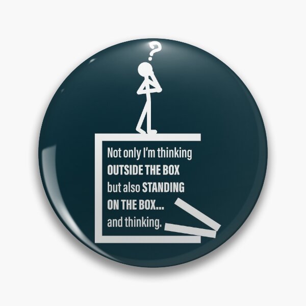 Item preview, Thinking outside the box designed and sold by MerchHouse.