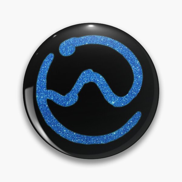 Item preview, Chromatica Symbol Glitter Blue designed and sold by oxoxoxo.