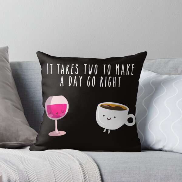 Item preview, Gift Idea for coffee lover - It Takes Two To Make A Day Go Right - Sarcastic Present beer lover designed and sold by Smart Side.