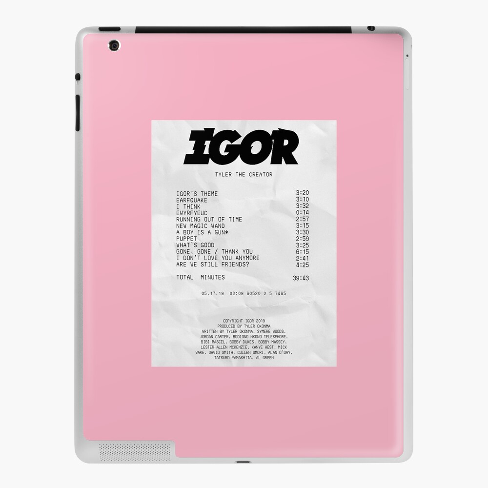 Igor Receipt Sticker