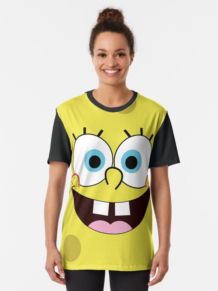 SpongeBob SquarePants T-Shirt Sad Patrick In Fish Bowl Small White