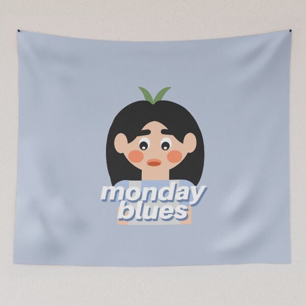 Item preview, PLANNER SERIES: Monday Blues designed and sold by aaalou.