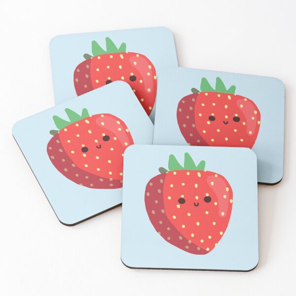 Item preview, Cute, Happy Strawberry designed and sold by purple-umbrella.