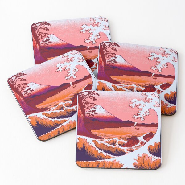 Item preview, Japanese beautiful sunset art designed and sold by DesignedFandom.