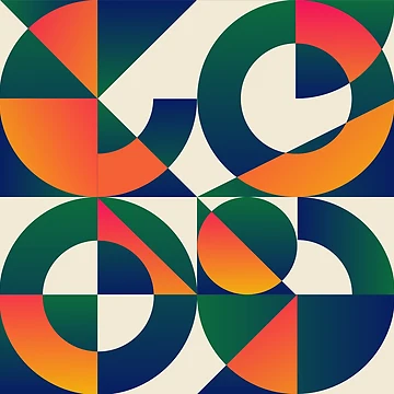 Artwork thumbnail, Geometric Abstract Pattern by PolarSunDesigns