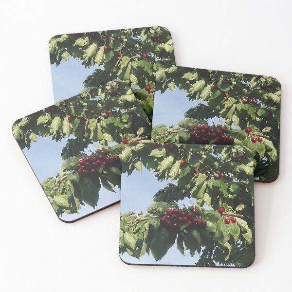Item preview, summer red cherry fruit pattern designed and sold by conceptDVS.