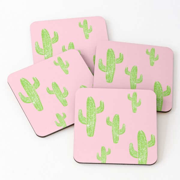 Artikelvorschau, Linocut Kakteen Minty Pinky entworfen und verkauft von BiancaGreen.