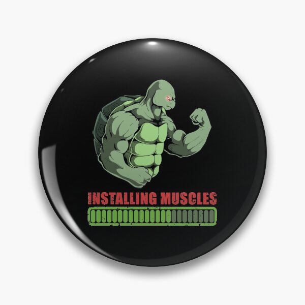 Item preview, Installing Muscle Turtle Working Out Muscle Gains designed and sold by fatamyfan1.