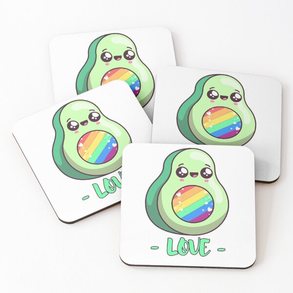 Item preview, Love LGBT Pride Avocado Gift designed and sold by OhmyShop.
