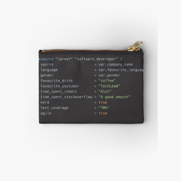 Item preview, Software Developer Terraform Code designed and sold by BalfrogClothing.