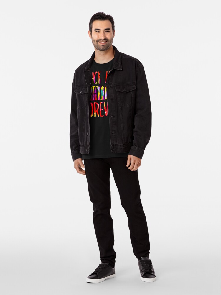 Alternate view of BLACK LIVES MATTER FOREVER • Tie Dye Look • COLORFUL PROTEST SLOGAN Premium T-Shirt