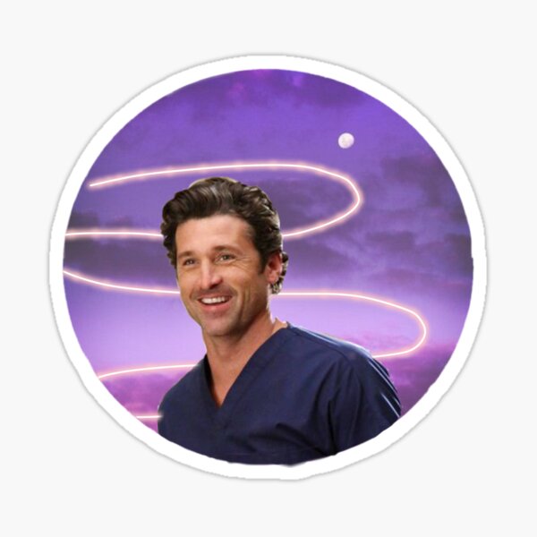 "Derek shepherds starter pack" Sticker for Sale by mariieetremblay