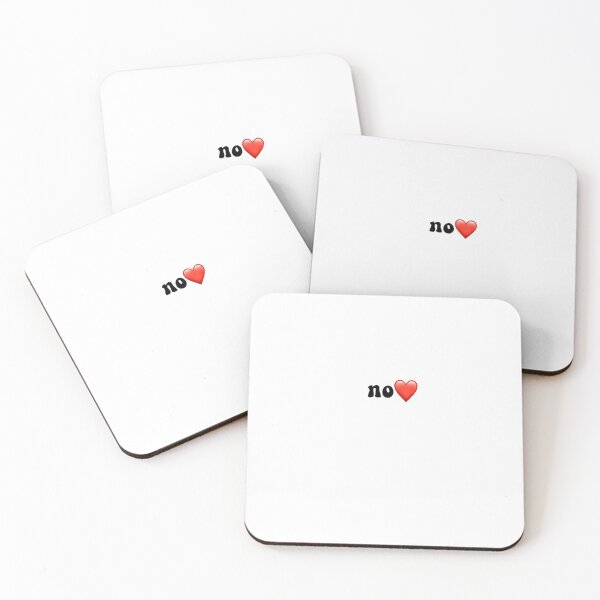 Item preview, No red heart emoji sticker designed and sold by cydneysstickers.