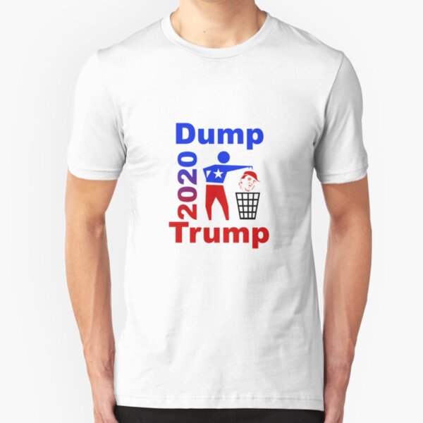Dump Trump 2020 rec Slim Fit T-Shirt