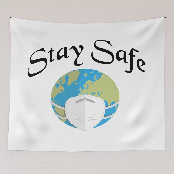 Item preview, Stay Safe, Planet Earth 2020 designed and sold by Xeuno.