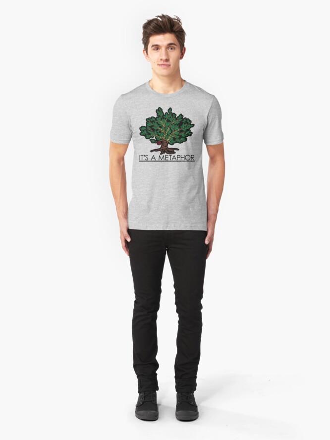 Alternate view of It's a Metaphor Slim Fit T-Shirt