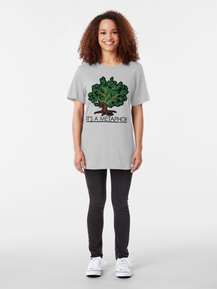 Alternate view of It's a Metaphor Slim Fit T-Shirt