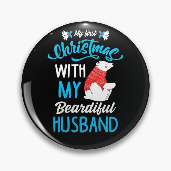 Item preview, First Christmas With My Beautiful Wife/Beardiful Husband Matching Christmas Sweatshirts designed and sold by KsuAnn.