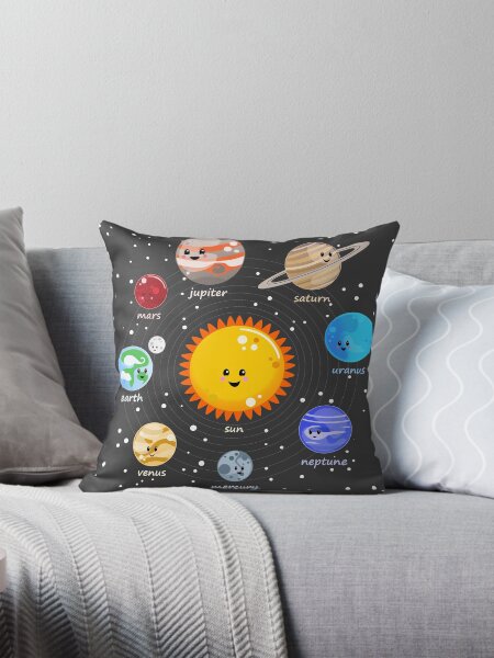 Item preview, Solar system happy Kawaii style designed and sold by Krokoneil.