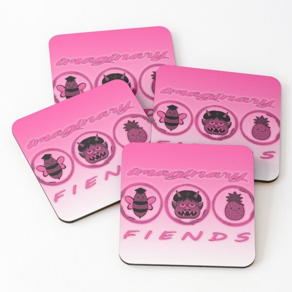 Item preview, Imaginary Fiends hot pink gradient designed and sold by Sea You Out There.