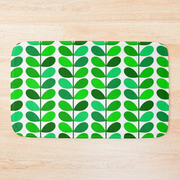 Item preview, Mid Century Danish Leaves, Emerald and Lime Green designed and sold by Marymarice.
