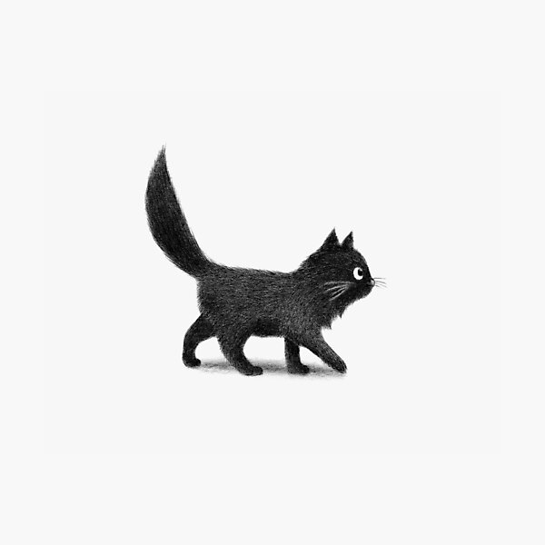 Creeping Cat Photographic Print