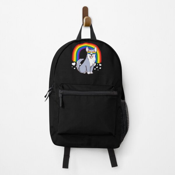 Item preview, Gay Pride Siberian Husky Dog LGBTQ Rainbow designed and sold by fatamyfan1.