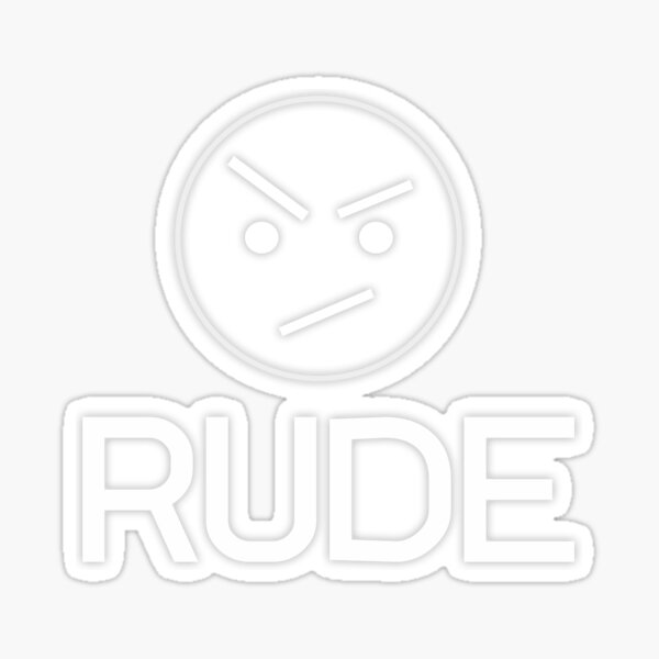 Angry Face Stickers Redbubble - super angry face roblox