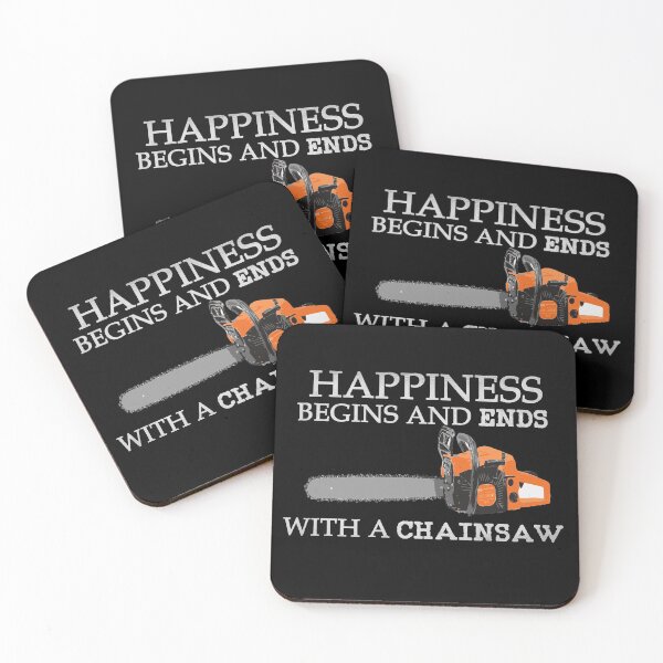 Item preview, Happiness Begins And Ends Chainsaw designed and sold by Automatic  Soul.