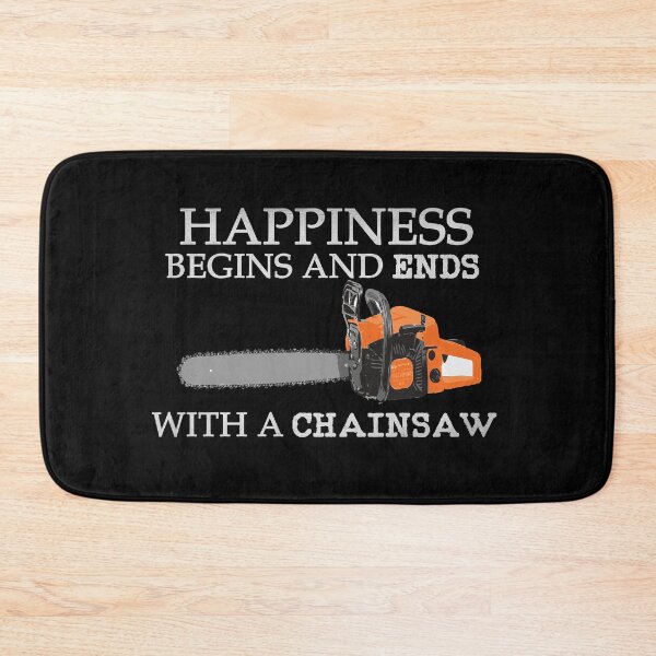 Item preview, Happiness Begins And Ends Chainsaw designed and sold by Automatic  Soul.