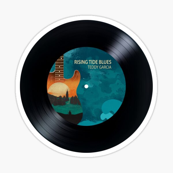Rising Tide Blues - Aqua Disc Sticker
