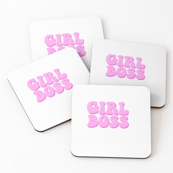 Item preview, Girl Boss pink and white dotted retro groovy font designed and sold by oliviaermis8.