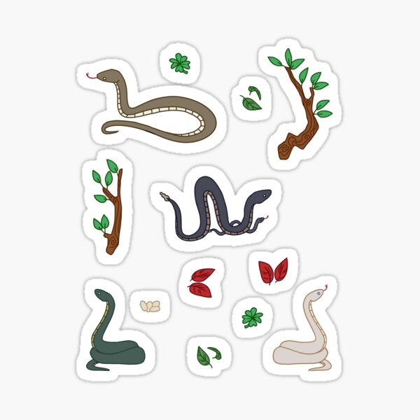 Snake Sticker Sheet Sticker