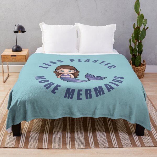 Item preview, "Less Plastic More Mermaids" Chibi Mermaid Echo (Designed by Kent Stephen Toledo) designed and sold by MermaidEcho.