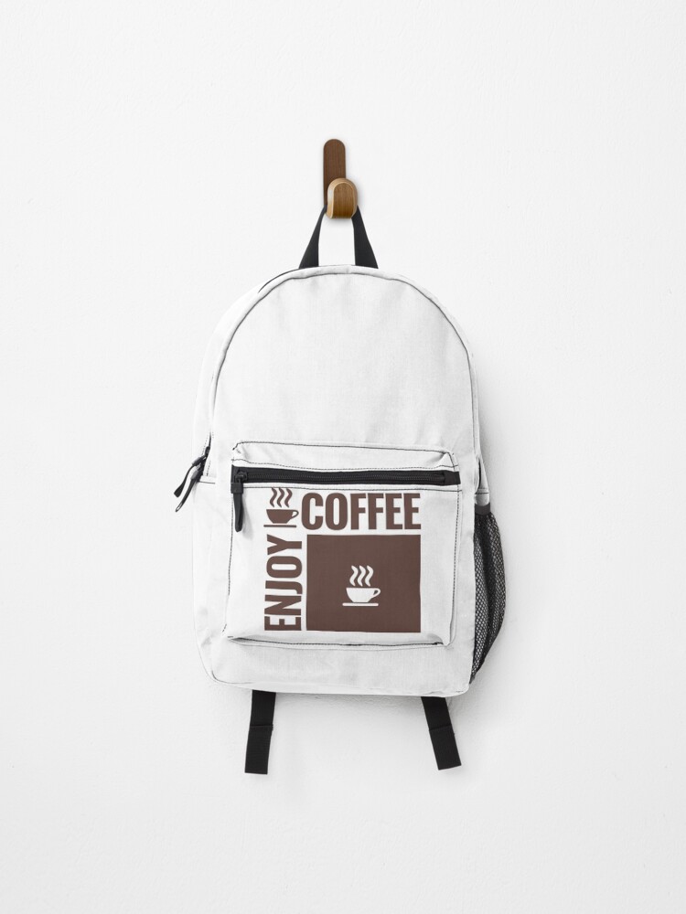 Thumbnail 1 of 3, Backpack, Enjoy Coffee designed and sold by MarioB.