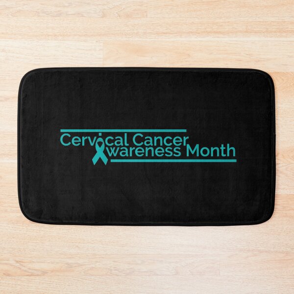 Item preview, Cervical Cancer Awareness Month in Teal designed and sold by friendlyspoon.