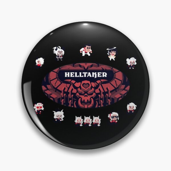 Item preview, Helltaker Logo and Characters Chibi designed and sold by MorserOW.