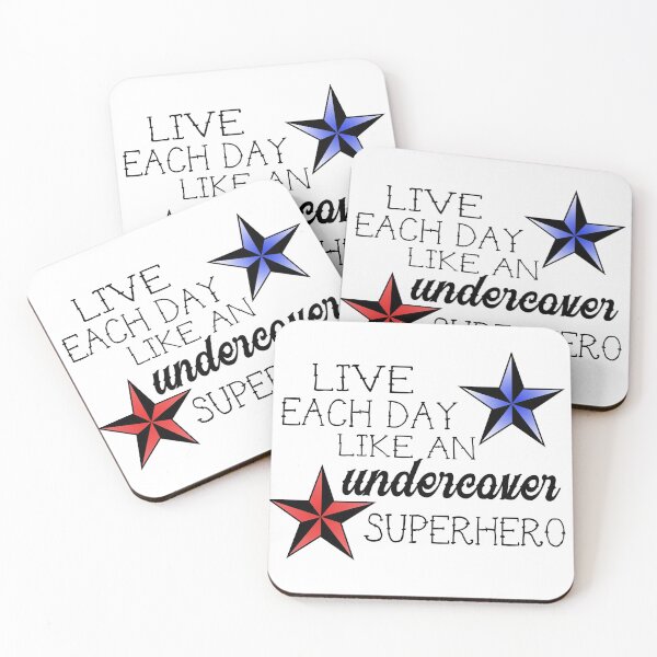 Item preview, INKStyle Words to Live By: Superhero designed and sold by FandomINK.