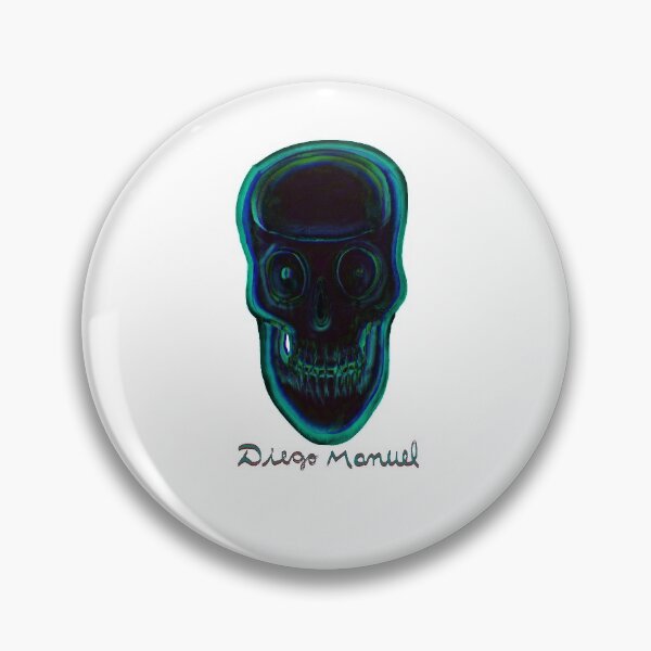 Item preview, Blue skull 6 designed and sold by Diego Manuel Rodriguez.