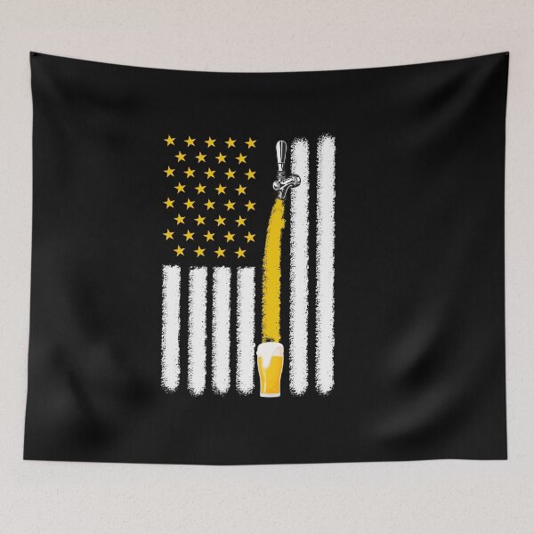Item preview, Craft Beer American Flag USA designed and sold by designolo.