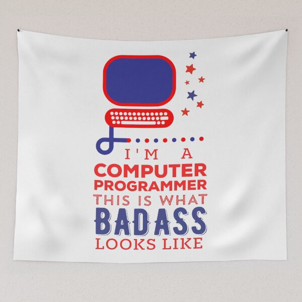 Artikelvorschau, Computerprogrammierer Badass entworfen und verkauft von Trio's Stuff.