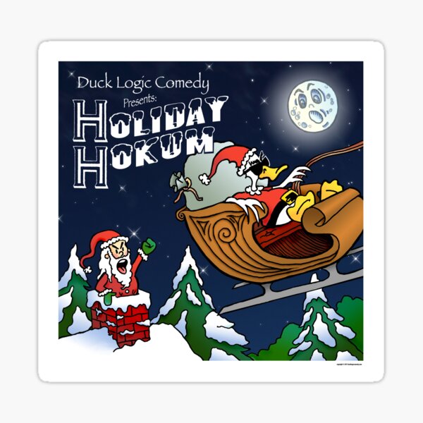 Holiday Hokum CD Cover - Duck Logic Sticker