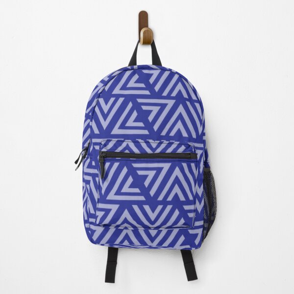 Item preview, Dark Blue Triangular Symmetrical Pattern designed and sold by WiccaFairy.