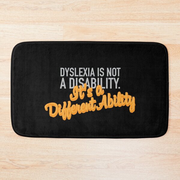 Item preview, Dyslexia is Not a Disability. It's a Different Ability. designed and sold by friendlyspoon.