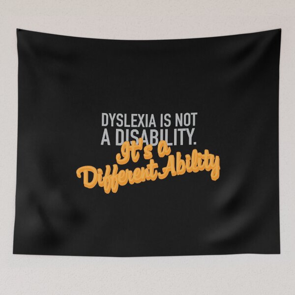 Item preview, Dyslexia is Not a Disability. It's a Different Ability. designed and sold by friendlyspoon.