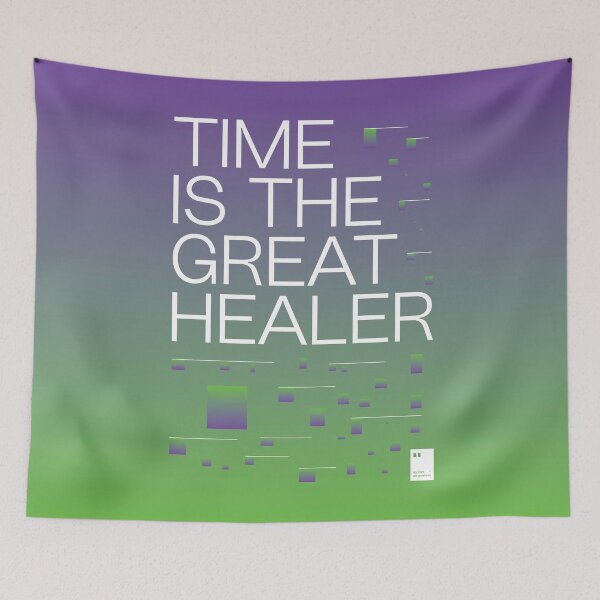 Item preview, Time is the great healer designed and sold by quotesonposters.
