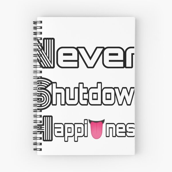 Item preview, never shutdown happiness,  designed and sold by KingBH.